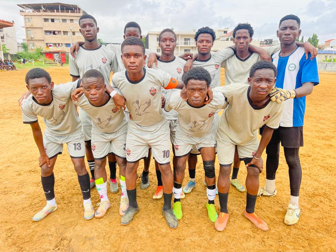 Groupe U17 après un match